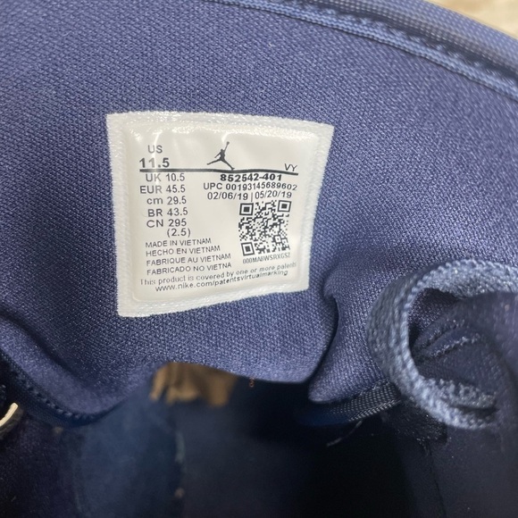 Air Jordan 1 Mid SE "Stain Gold" sneakers size 11.5 - Picture 6 of 6